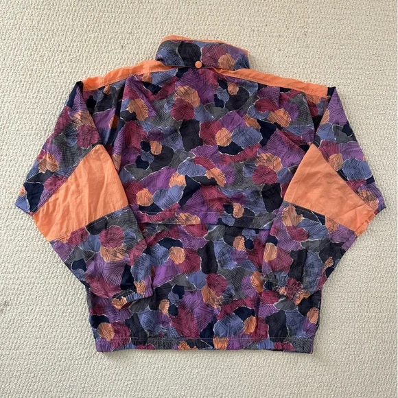 Vintage Reebok Floral Patterned Lightweight Jacket - Picture 4 of 6